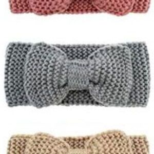 *SKYLAR* Gray Bowtie Knot Warm Fashion Headband